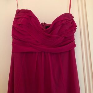 Magenta long dress only worn once! Top condition!